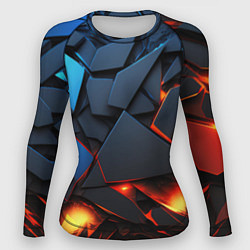 Женский рашгард Геометрия объемные плиты