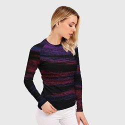 Рашгард женский Разлив красной и синей краски, цвет: 3D-принт — фото 2