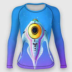 Рашгард женский Subnautica инопланетная рыба, цвет: 3D-принт