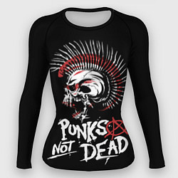 Женский рашгард Punks not dead - анархия