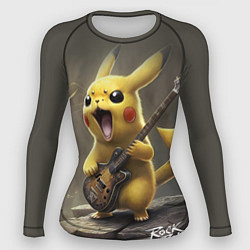 Рашгард женский Pikachu rock, цвет: 3D-принт