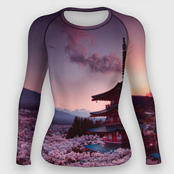 Женский рашгард Японский городок