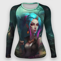 Рашгард женский Jinx fantasy art Arcane League of Legends, цвет: 3D-принт