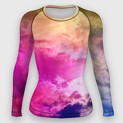 Женский рашгард Разноцветное небо
