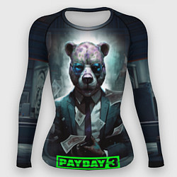 Рашгард женский Payday 3 bear, цвет: 3D-принт