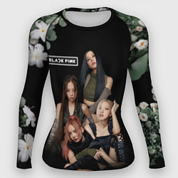 Рашгард женский Blackpink flowers, цвет: 3D-принт