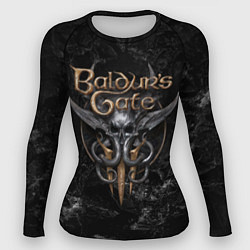 Женский рашгард Baldurs Gate 3 dark logo