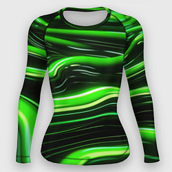 Женский рашгард Зеленые объемные элементы