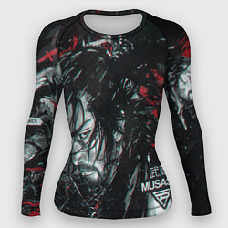 Рашгард женский Vagabond Мусаси Миямото, цвет: 3D-принт