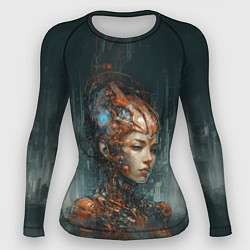 Рашгард женский Роботизированная девушка-киборг, цвет: 3D-принт