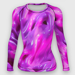 Рашгард женский Розовая слизь, цвет: 3D-принт