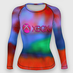 Рашгард женский Xbox game studio neon, цвет: 3D-принт