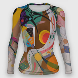 Женский рашгард Искусство Кандинского - Доминирующая кривая