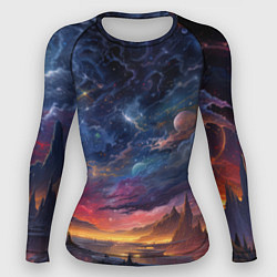 Женский рашгард Звездные Миры