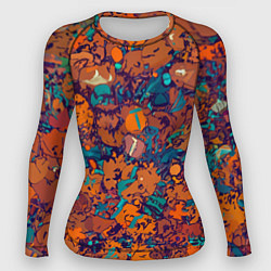 Рашгард женский Осенняя ностальгия, цвет: 3D-принт