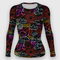 Женский рашгард Beach pattern