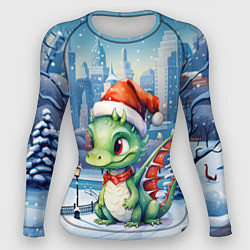 Женский рашгард Морозный дракон