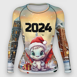 Женский рашгард Дракон новогодней ночи 2024