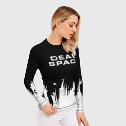 Рашгард женский Dead Space монстры космоса, цвет: 3D-принт — фото 2