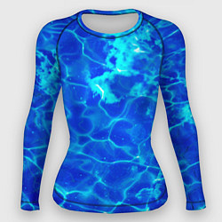 Рашгард женский Чистая вода океаны, цвет: 3D-принт