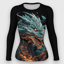 Женский рашгард Дракон ледяных замков 2024