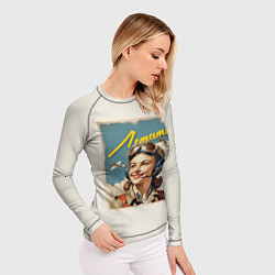 Рашгард женский Летать всегда, цвет: 3D-принт — фото 2