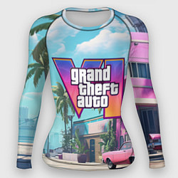 Женский рашгард GTA 6 Vice city