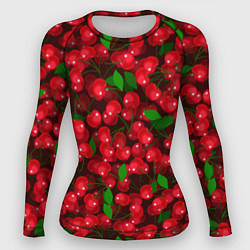 Женский рашгард Красная спелая вишня