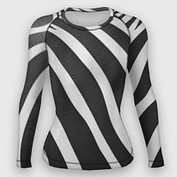 Рашгард женский Зебровые линии, цвет: 3D-принт