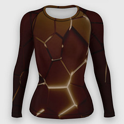 Женский рашгард Ретро плиты разломы прошлого