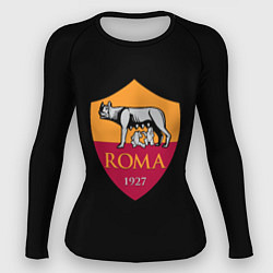 Рашгард женский Roma fc club sport, цвет: 3D-принт