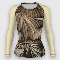 Рашгард женский Текстурные фоны, цвет: 3D-принт