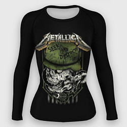 Рашгард женский Metallica - skull, цвет: 3D-принт