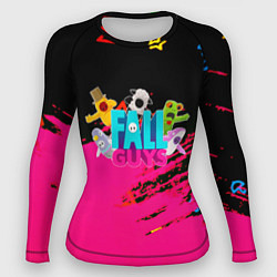 Рашгард женский Fall Guys kids color, цвет: 3D-принт