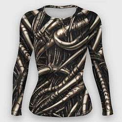 Женский рашгард Серые трубки чужих