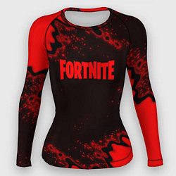 Женский рашгард Fortnite game colors red
