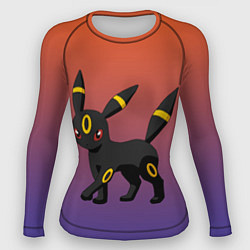 Рашгард женский Умбреон покемон-кот, цвет: 3D-принт