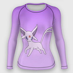 Рашгард женский Espeon Pokemon - розовая кошка покемон, цвет: 3D-принт