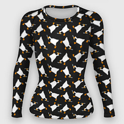 Женский рашгард Злой гусь с ножом