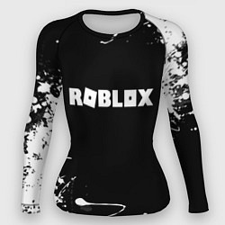 Женский рашгард Roblox текстура краски белые