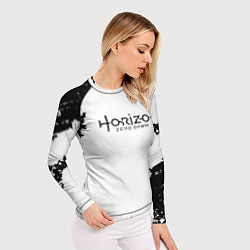 Рашгард женский Horizon: Zero Dawn текстура, цвет: 3D-принт — фото 2