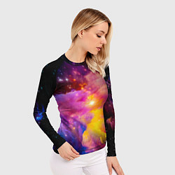Рашгард женский Космическое пространство, цвет: 3D-принт — фото 2