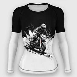 Женский рашгард Scrambler BlacknWhite