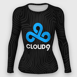 Рашгард женский Cloud9 hi-tech, цвет: 3D-принт
