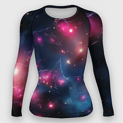 Рашгард женский Абстрактный космос фантастика, цвет: 3D-принт