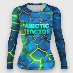 Женский рашгард Abiotic Factor logo bright neon