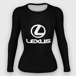 Женский рашгард Lexus white logo