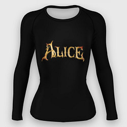 Рашгард женский Alice american mcgee, цвет: 3D-принт