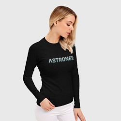 Рашгард женский Astroneer logo, цвет: 3D-принт — фото 2