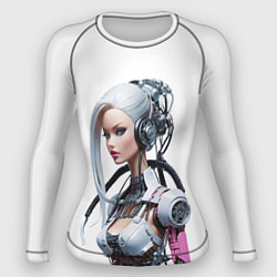 Женский рашгард Cyber warrior Barbie - ai art fantasy